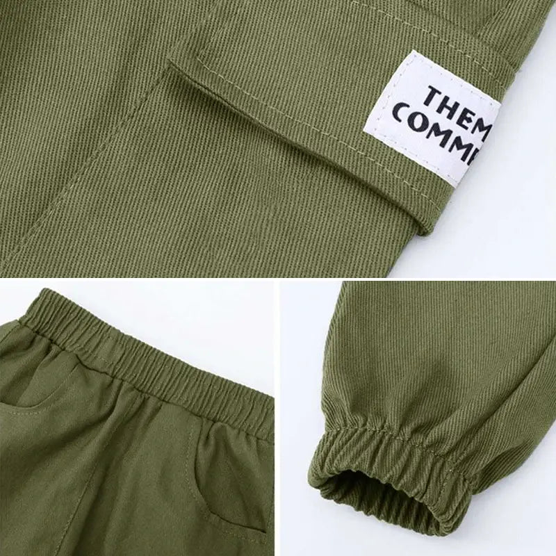 Boys Cargo Pants Spring Autumn - My Store