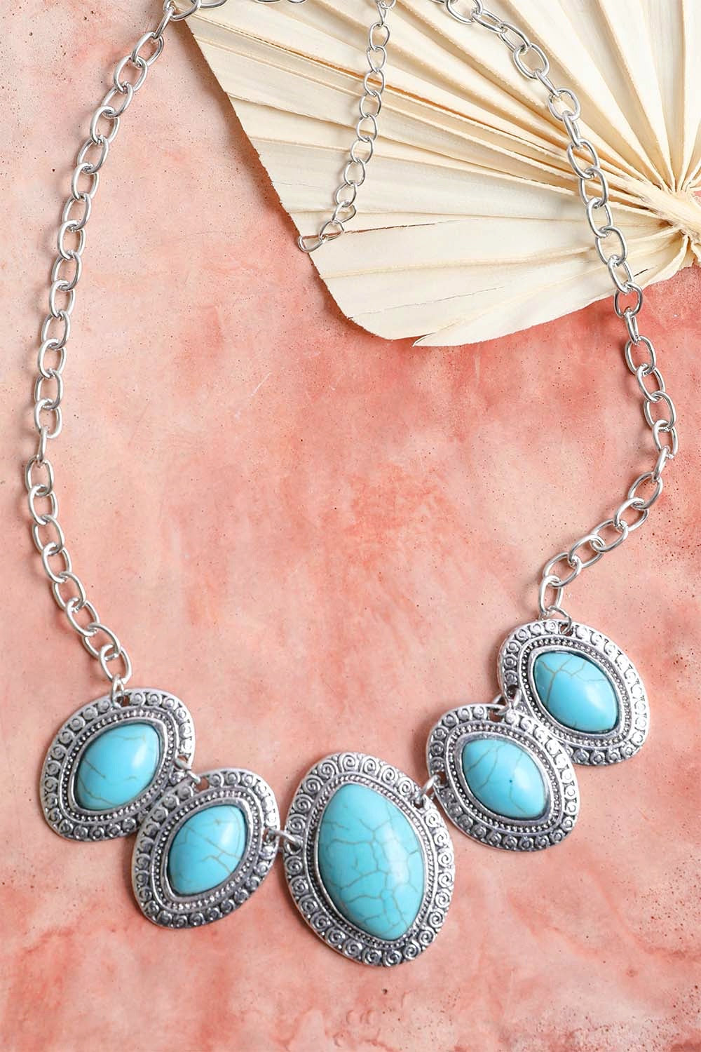 Leaflet Turquoise Necklace - My Store