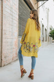 Long Floral Kimono Cardigan - My Store