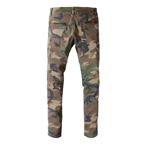 Camouflage Ripped Jeans - My Store