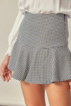 Checkered A-Line Skort - My Store