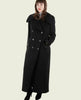 MARQUETTA - Womens Double Breasted Wool & Cashmere Blend Long Coat - My Store