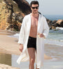 Men's Hooded Turkish Cotton Waffle Robe - My Store