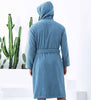 Men's Luxury Turkish Cotton Terry Cloth Robe with Hood - My Store