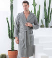 Men's Luxury Turkish Cotton Terry Cloth Robe with Hood - My Store