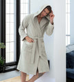 Men's Luxury Turkish Cotton Terry Cloth Robe with Hood - My Store