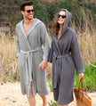 Men's Hooded Turkish Cotton Waffle Robe - My Store