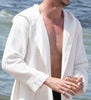 Men's Hooded Turkish Cotton Waffle Robe - My Store