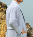 Men's Full Length Lightweight Waffle Spa Robe with Shawl Collar - My Store