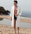 Men's Full Length Lightweight Waffle Spa Robe with Shawl Collar - My Store