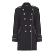 Military Coat with Contrast Buttons (C10215) - My Store