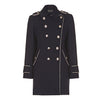 Military Coat with Contrast Buttons (C10215) - My Store