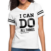 Womens Vintage Sport Graphic T-shirt, i Can Do All Things Philippians - My Store