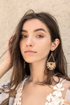 Natural Drop Woven Earrings - My Store