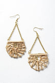 Natural Drop Woven Earrings - My Store