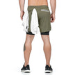 2 in 1 Running Shorts with Built-in Pocket Lining - My Store