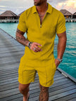 2024 Summer Men's Two-Piece Casual Sportswear Set - My Store