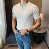 2023 High Quality Knitted Polo Shirt Men - My Store