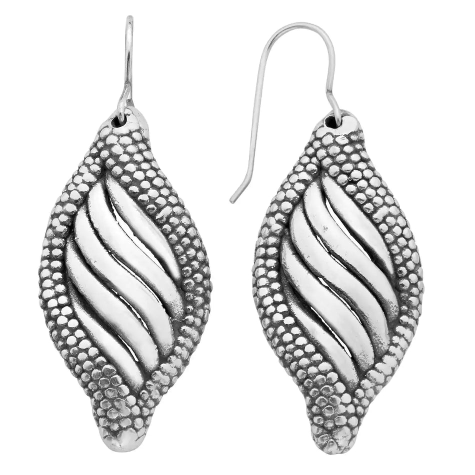 Sterling Silver Sea Shell Dangle Earrings - My Store