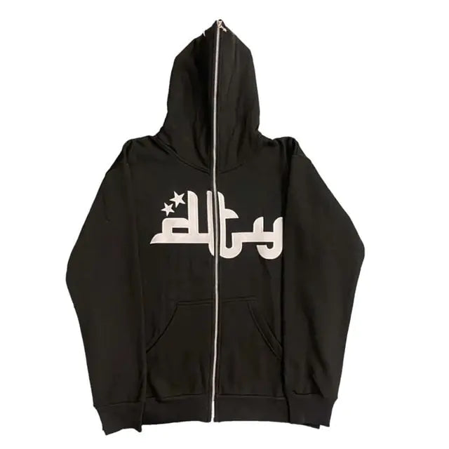 Zip Up Long Sleeve Unisex Hoodies - My Store