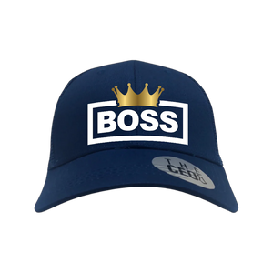 Boss Crown Embroidered Trucker Hat