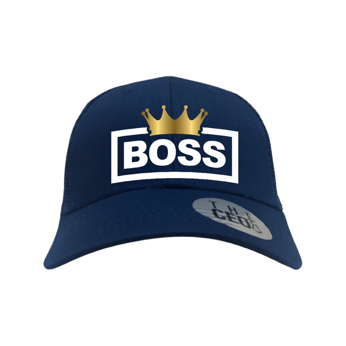 Boss Crown Embroidered Trucker Hat