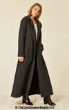 Oversized Wool Blend Hooded Long Coat (1716) - My Store