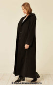 Oversized Wool Blend Hooded Long Coat (1716) - My Store