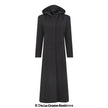 Oversized Wool Blend Hooded Long Coat (1716) - My Store