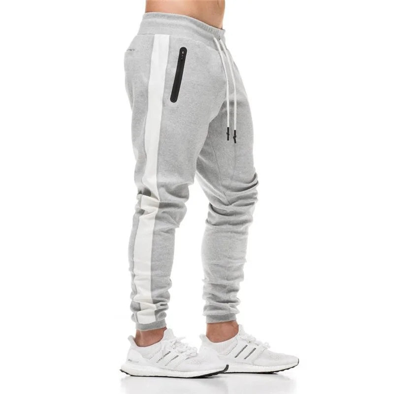 2019 Men's Cotton Jogger Sportswear Pants: Casual Fitness Workout Skinny Sweatpants