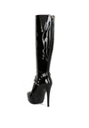 Daphne Stiletto Heeled Mid Calf Boots - My Store