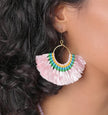 Tassel Fan Earrings - My Store