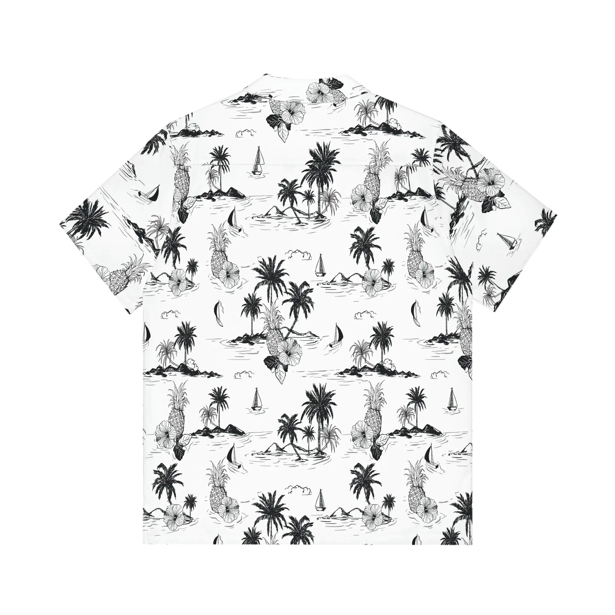 Men's Tropical Vintage Print Hawaiian Shirt - My Store