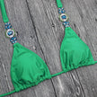 Jeweled Bikini Crochet Jewelry Bikini Set two pieces Swimsuit Crystal - My Store