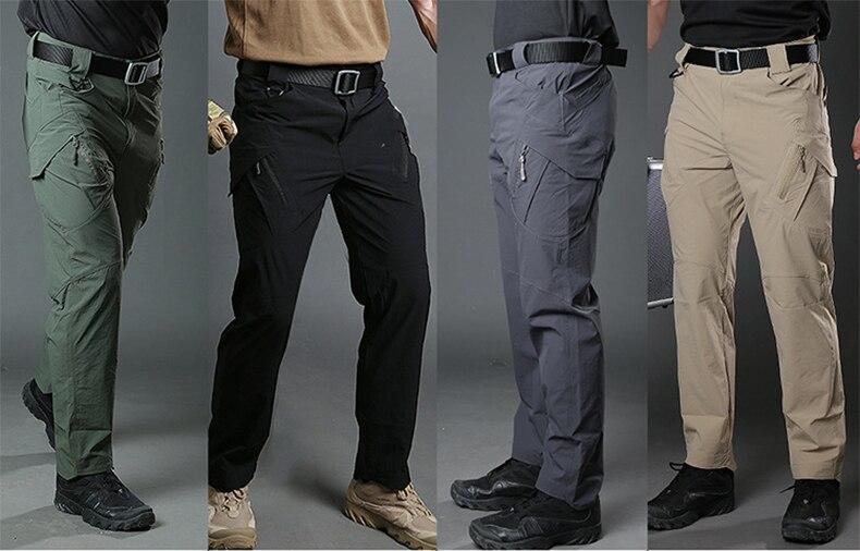 Tactical Pants Men Summer Quick Dry Multi-pockets Military Pants - My Store