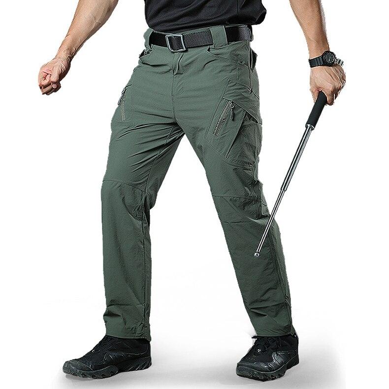 Tactical Pants Men Summer Quick Dry Multi-pockets Military Pants - My Store