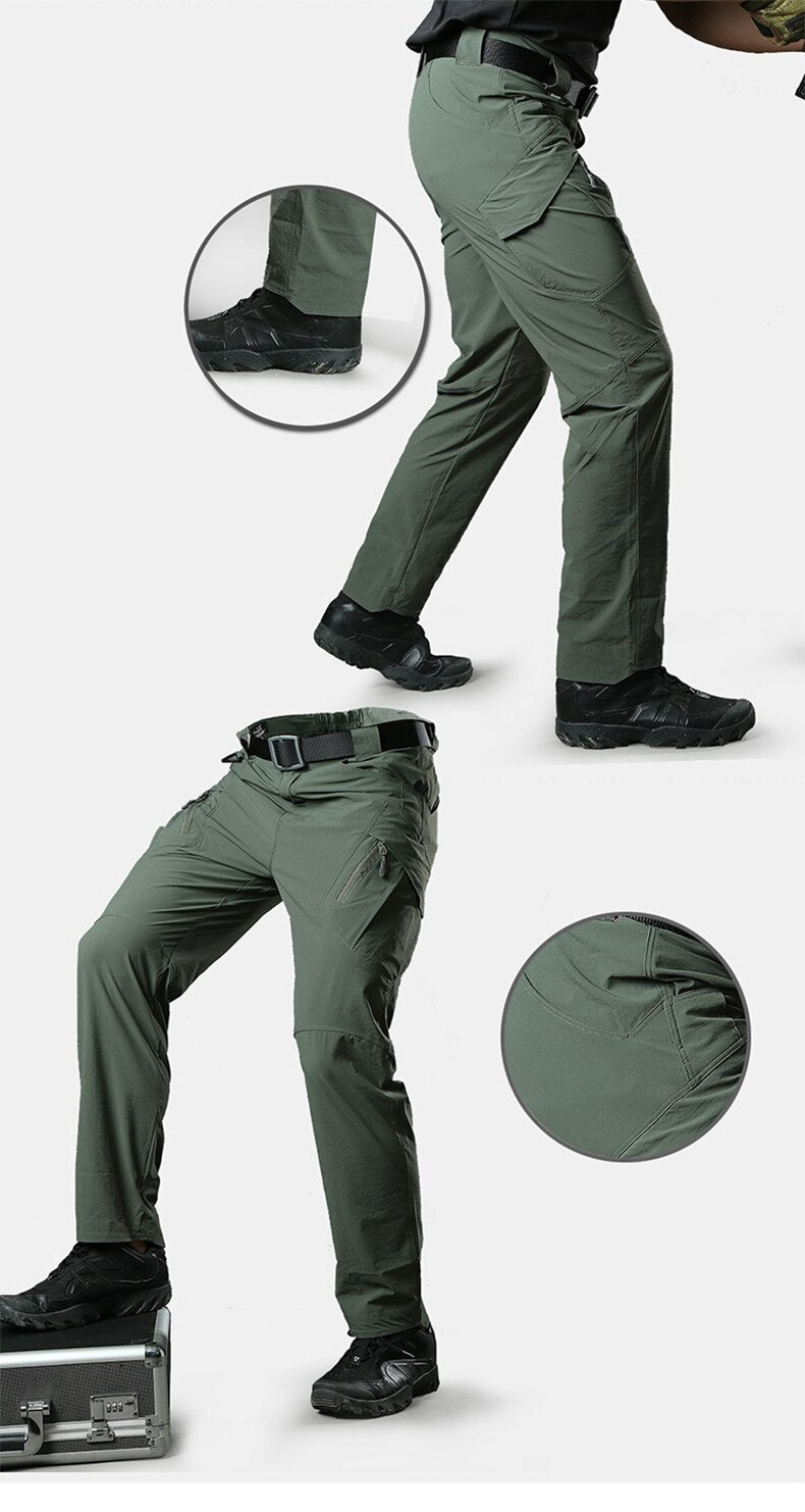 Tactical Pants Men Summer Quick Dry Multi-pockets Military Pants - My Store