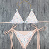 Jeweled Bikini Crochet Jewelry Bikini Set two pieces Swimsuit Crystal - My Store