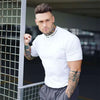 Men's Gym T-shirt: Slim Fit Cotton for Workouts. - My Store