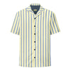 Mellow Yellow & Marlin Blue Striped Button-Down Camp Shirt - LEATHERS AND FEATHERS
