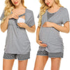 Women maternity breastfeeding nursing Short Sleeve Nursing Baby Top - My Store