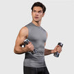 Men's Compression Sleeveless Shirt For Bodybuilding & Running