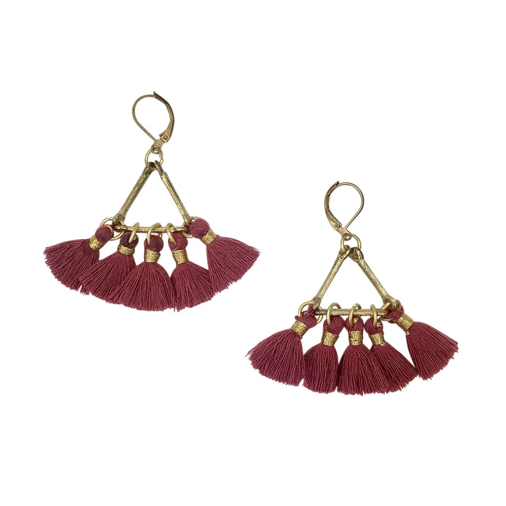 Lola Fan Earrings - My Store