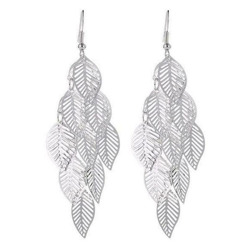 Dangling Leaf Earrings - My Store