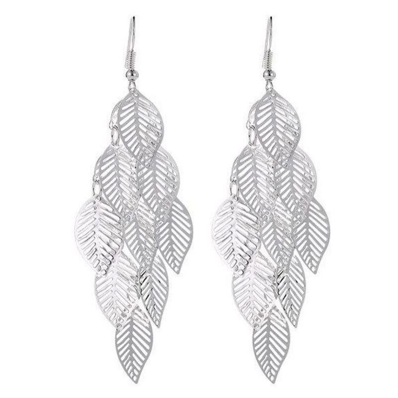 Dangling Leaf Earrings - My Store