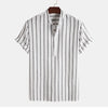 Cotton Linen Shirt Men's Summer