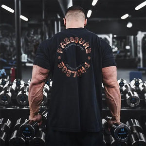 Men's Summer Printed Gym Sports Tee - My Store