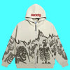 Striking Vintage Skull Hoodie - My Store