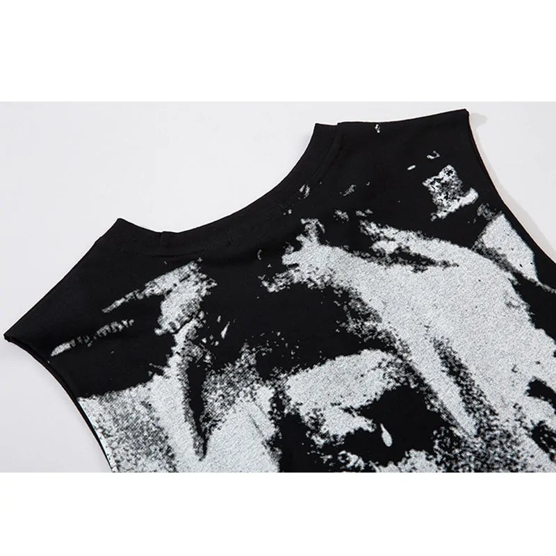 Men Horror Portrait Tank Top - My Store