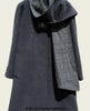 SCARPIA - Wool & Cashmere Overcoat With Scarf Detail - My Store